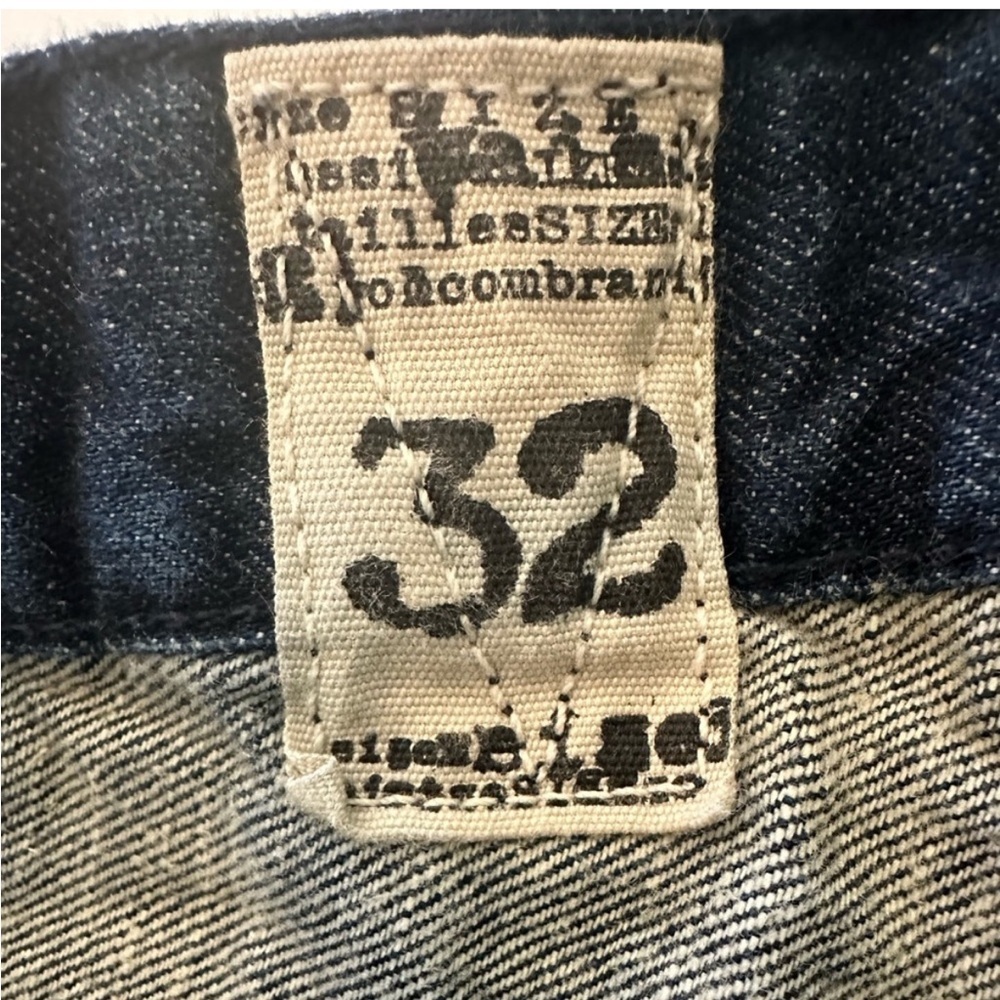 Volcom Zip Relaxed Fit Men's Denim Jeans, Dark Blue, Size 32 x 34 - Picture 11 of 12